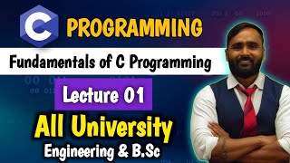 C PROGRAMMING  FUNDAMENTALS OF C PROGRAMMING  LECTURE 01  PRADEEP GIRI SIR [upl. by Marciano]