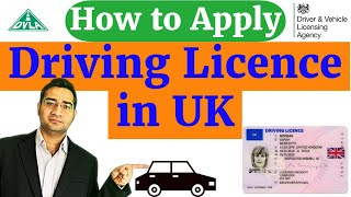 UK Driving Licence  Provisional Driving Licence  Driving Theory Test  How to Apply [upl. by Eanwahs]