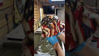 USA flag 🇺🇸🇺🇸 hard hat custom [upl. by Susanetta]