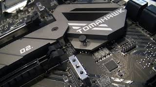 installation of parts onto MSI B560 MAG Tomahawk wifi Motherboard [upl. by Crispin]