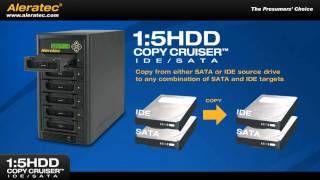 Aleratec 15 HDD Copy Cruiser IDESATA Hard Disk Drive Duplicator part  350112 [upl. by Good]