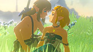 Link Has a Crush On Zelda All Scenes  Zelda Tears Of The Kingdom 2023 [upl. by Ilyssa]