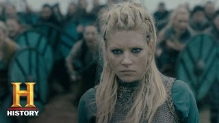 Vikings Season 4 Character CatchUp  Lagertha Katheryn Winnick  History [upl. by Atiuqihc235]