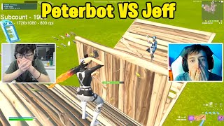 Peterbot VS Asian Jeff 1v1 TOXIC Buildfights [upl. by Giah]