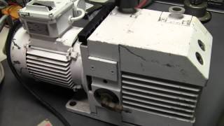 Leybold Trivac Model S8B Vacuum Pump [upl. by Godard702]