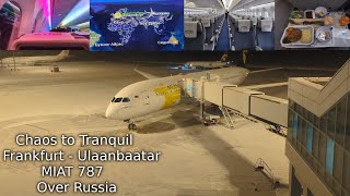 MIAT New 787 Frankfurt to Ulaanbaatar OM138 TRIP REPORT [upl. by Fremont878]