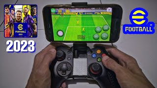 eFootball 2023 Mobile with Controller Gameplay Tutorial [upl. by Agnizn536]