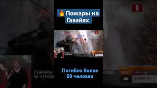 🔥 ПОЖАРЫ НА ГАВАЙЯХ ПОГИБЛИ БОЛЕЕ 50 ЧЕЛОВЕК гавайи пожар новости стихия погода жара [upl. by Halima690]