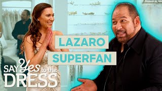 Designer Lazaro Perez Surprises Superfan Bride  Say Yes To The Dress America [upl. by Scott]