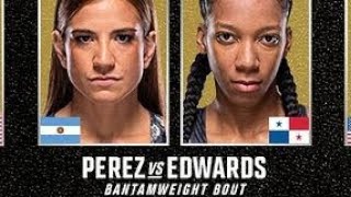 Ailín “Fiona” Pérez vs Joselyne “La Pantera” Edwards walkouts and intros [upl. by Neehcas]