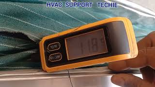 How to check AHU cooling from thermometer  AHU mein cooling kaise check karre [upl. by Aiset]