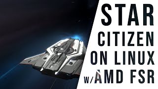 How To Install Star Citizen on Linux and Testing AMD FSR [upl. by Audwen]