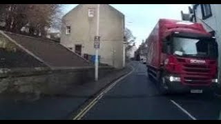 Winter Road Trip Drive With Bagpipes Music On History Visit To Anstruther East Neuk Of Fife Scotland [upl. by Rosenkranz783]