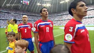 Anthem of Costa Rica v Germany FIFA World Cup 2006 [upl. by Zetram410]