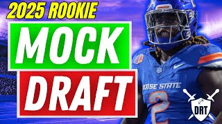 2025 Dynasty Rookie Mock Draft STACKED CLASS 1 QB [upl. by Reisfield]