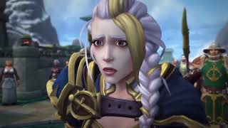 WoW BFA ALL Jaina Proudmoore Cinematics in Battle for Azeroth Nightmare Kul Tiras Visions [upl. by Ariem]