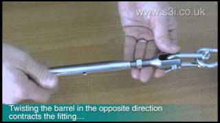 Stainless Steel Turnbuckles  Closed Body Rigging Screws [upl. by Franciska]