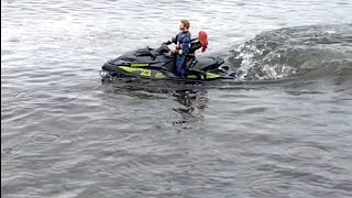 UDIRC INKFISH JETBOATJETSKI OUT OF BOX REVIEWTHOUGHTS AND FIRST RUN  udirc inkfish jetski [upl. by Nediarb600]