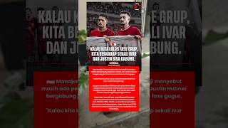 Manajer timnas masih berharap kepada ivar amp Hubner shorts football timnasindonesia fyp [upl. by Annauqal]