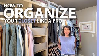 How To Organize Your Closet Like A Pro [upl. by Sadirah601]