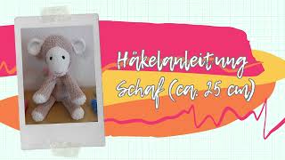 Amigurumi Schaf häkeln – SchrittfürSchritt Häkelanleitung 🐑🧶häkeln amigurumi häkelanleitung [upl. by Digirb752]