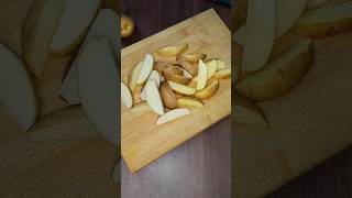 Crispy Potato Wedges recipe 😋 shorts viral trending potato potatosnacks snacksrecipe [upl. by Nimaj563]