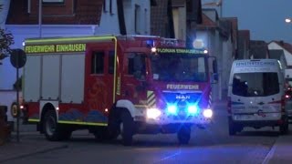 Wohnhausbrand mit vermissten Personen in Einhausen Feuerwehr zeigt ihr Können Hauptübung 2013 [upl. by Enovi]