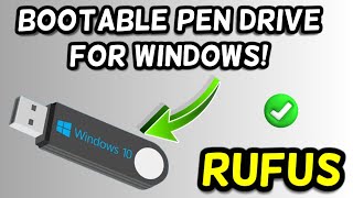 RUFUS Bootable USB Windows 10 [upl. by Yllas347]