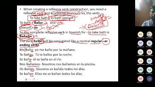 Reflexive Verbs in Spanish [upl. by Eirek]