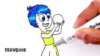 Drawing and Painting JOY Inside Out 2 step by step [upl. by Nahtannoj212]