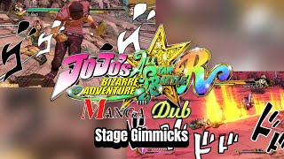 JoJos ASBR The Manga Dub Stage Gimmicks [upl. by Kimball]