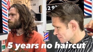 Transformation haircut for men’s tutorial tutorial barbershop wales learning hairsalon uk [upl. by Hebert]