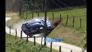 Rallye Vosges Grand Est 2022  Day 2  Bestof  Crash Yoann Bonato HD [upl. by Ahsocin]