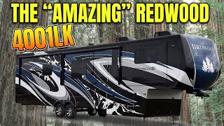 Im at a LOSS of WORDS AMAZING REDWOOD 4001LK High End 5th Wheel [upl. by Lat]