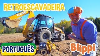 Blippi e a Retroescavadeira II  Vídeos Educativos para Crianças  As Aventuras de Blippi [upl. by Brenden]