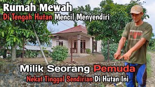 Rumah Mewah Ditengah Hutan Seorang Pemuda Nekat Tinggal Sendirian Di Hutan Ini [upl. by Themis]