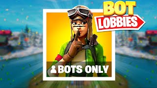 HOW to get BOT LOBBIES Fortnite Chapter 5 [upl. by Judon956]