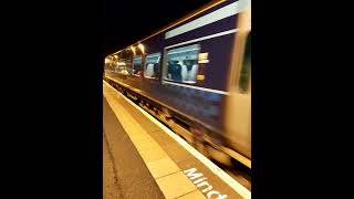 Scotrail Class 158717 arriving at Dyce station again operating 2A82 Inverurie  Aberdeen [upl. by Anilam]