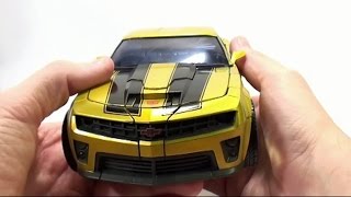 Optibotimus Reviews Costco Exclusive TransformersOfficial Transformers Battle Ops Bumblebee [upl. by Eirod]