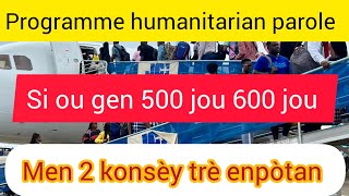 PROGRAMME BIDENKOTE MOUN 500  600 JOU YO MEN 2 KONSÈY ENPÒTAN USCIS KONFIME [upl. by Samuel52]