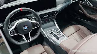 Stylish New BMW M440i xDrive Convertible in Mineral White color 8K Walkaround Video [upl. by Aicnom]