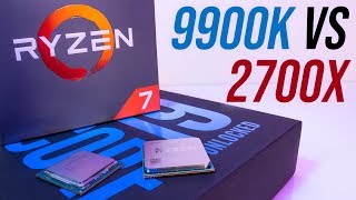 Intel i99900K vs Ryzen 2700X  CPU Comparisons and Benchmarks [upl. by Isaak]