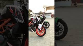 KTM Duke 390 bs3 Bajaj Dominar 400 bs6 👿 youtubeshorts trendingshorts viral automobile bike [upl. by Elayor]