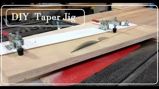 DIY Taper Jig for any table saw [upl. by Jovi475]