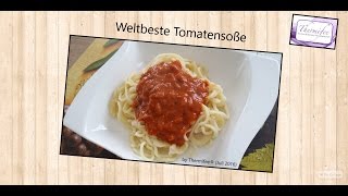 Thermomix® TM5  Weltbeste Tomatensoße [upl. by Debbie]