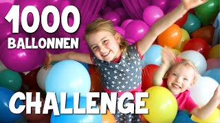 1000 BALLONNEN IN ONZE SLAAPKAMER  verjaardag Saar ♥DeZoeteZusjes♥ [upl. by Ecreip]