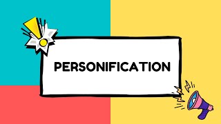 What is personification  Literary Devices  Figurative Language [upl. by Teferi]