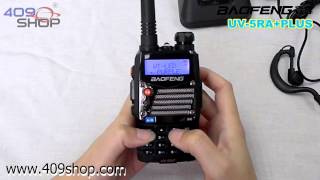 BAOFENG UV5RAPLUS Black Dual Band 136174400480MHZ [upl. by Doubler]