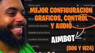 LA MEJOR CONFIGURACION GRAFICA  CONTROL  AUDIO EN BLACK OPS 6 Y WARZONE 4 [upl. by Marian232]