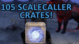 Opening 100 ESO Scalecaller Crown Crates ❄️ [upl. by Notlrac972]